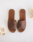 Espresso Trenza {Women's Leather Sandals}