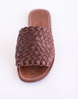 Espresso Trenza {Women's Leather Sandals}