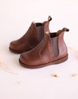 Botas de cuero para niños Espresso Ophelia