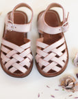 Espresso Isla {Sandalias de cuero para niños}