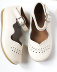 Cream Cosecha Mary Janes {Children's Leather Shoes}