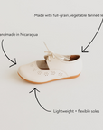 Cream Sol Mary Janes {Children's Leather Shoes}