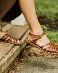 Espresso Isla {Women's Leather Sandals}