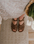 Espresso Isla {Women's Leather Sandals}