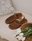 Espresso Isla {Women's Leather Sandals}