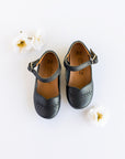 Black Cosecha Mary Janes {Children's Leather Shoes}