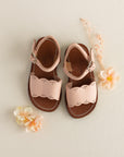 Sandalias de cuero para niños Pink Sorbet Bella
