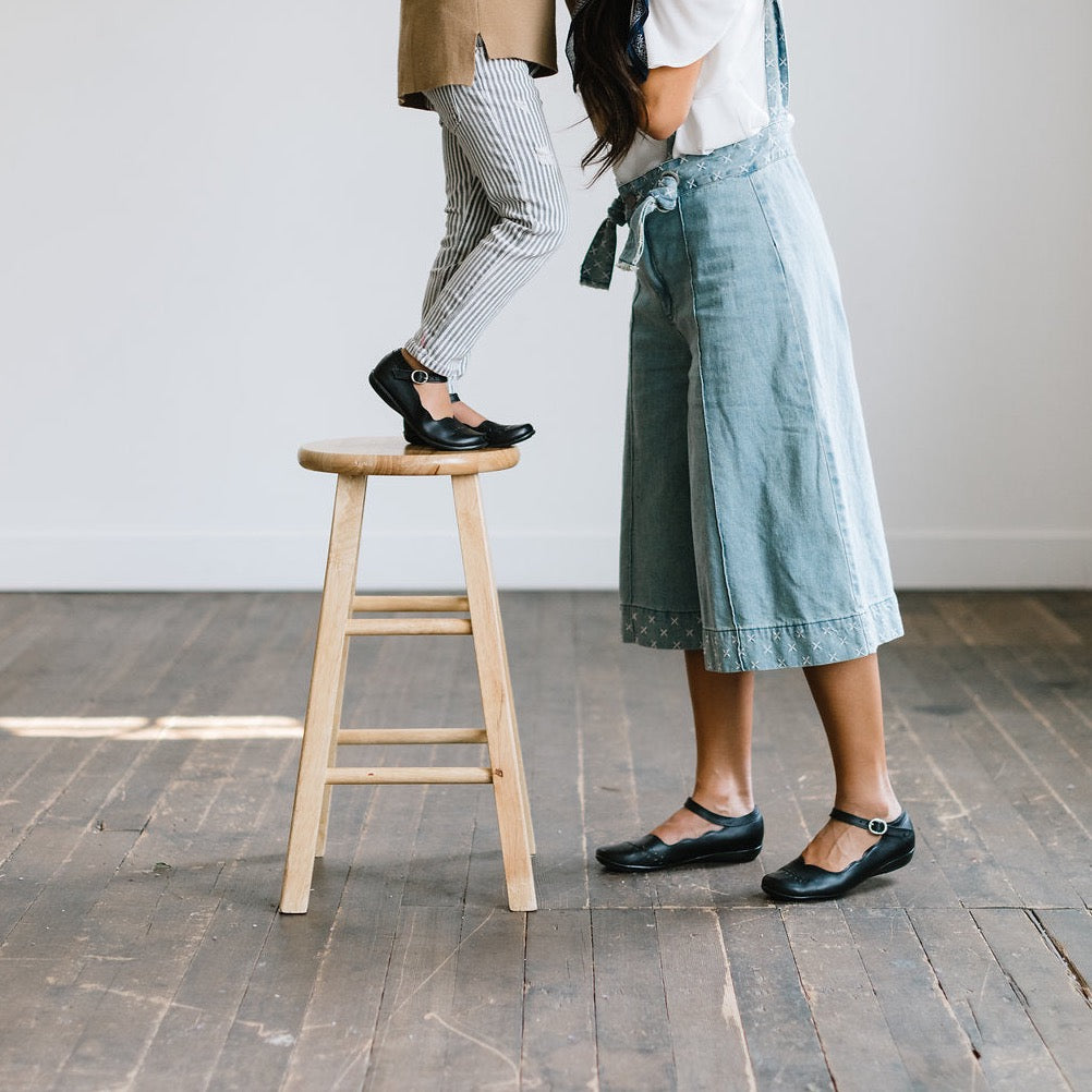 Black Cosecha Mary Janes {Women's Leather Shoes} – Adelisa & Co