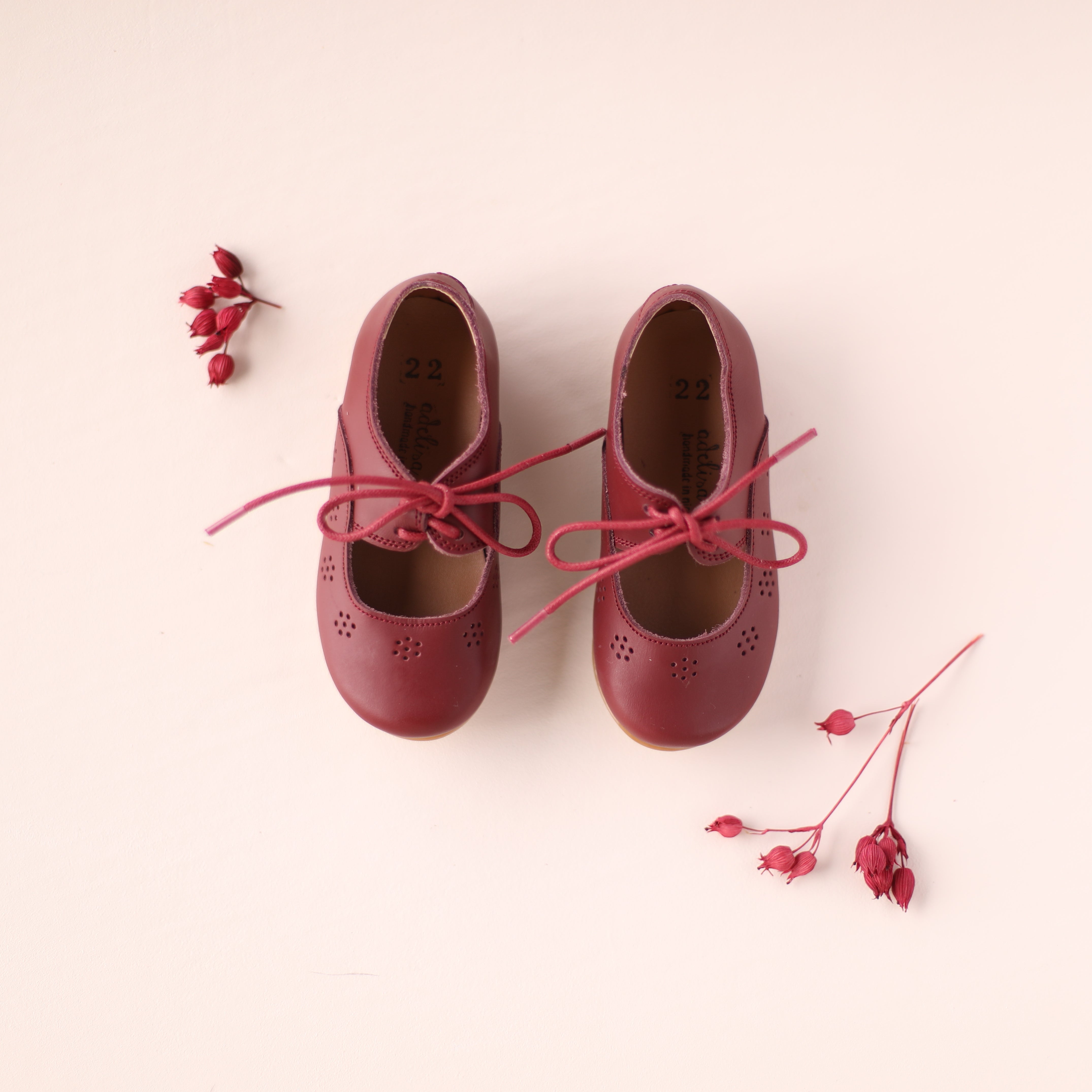 Cranberry Sol {Children&#39;s Leather Shoes}