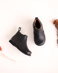 Black Ophelia {Children's Leather Boots}