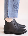 Black Ophelia {Children's Leather Boots}