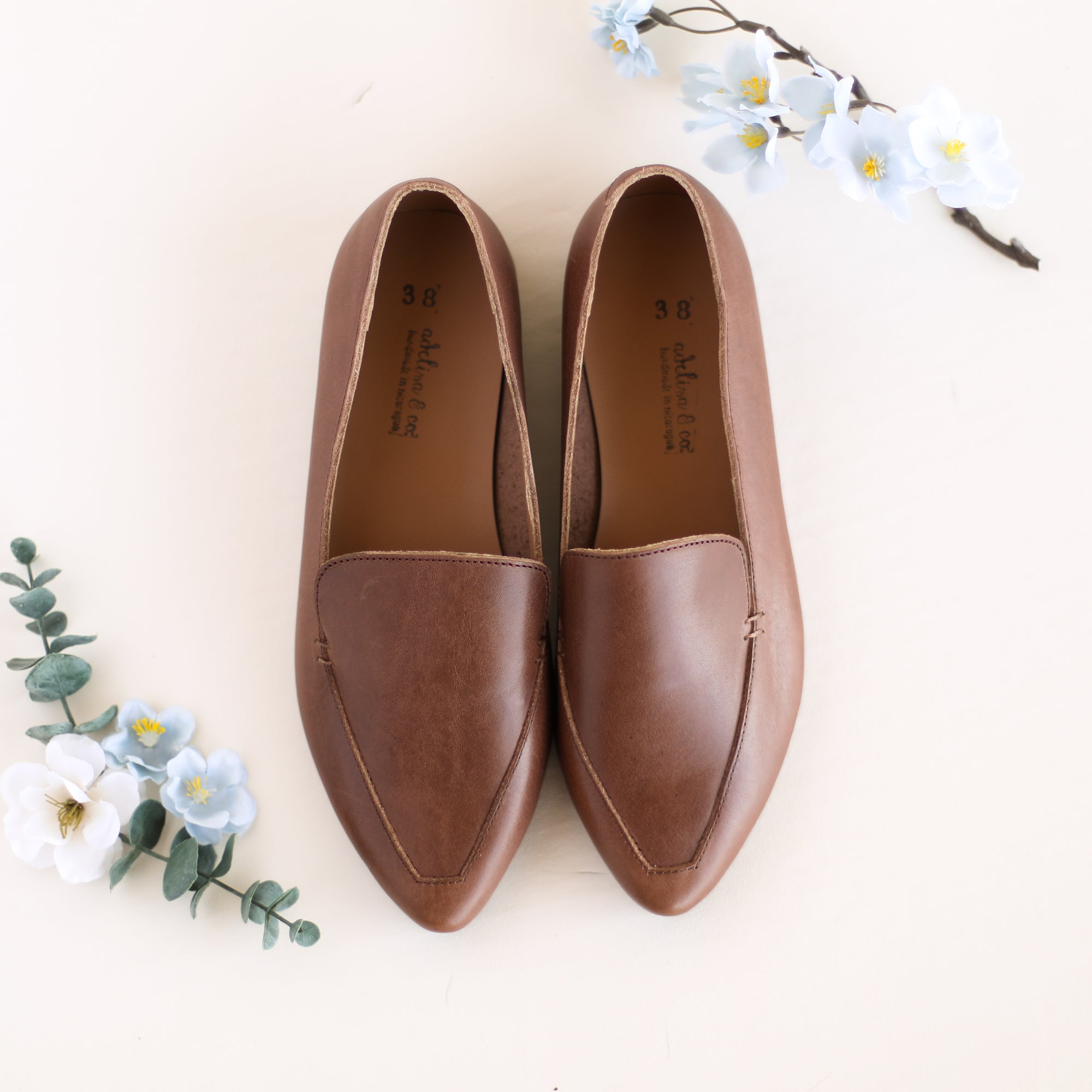 Espresso Calle Loafer {Women's Leather Shoes} – Adelisa Co