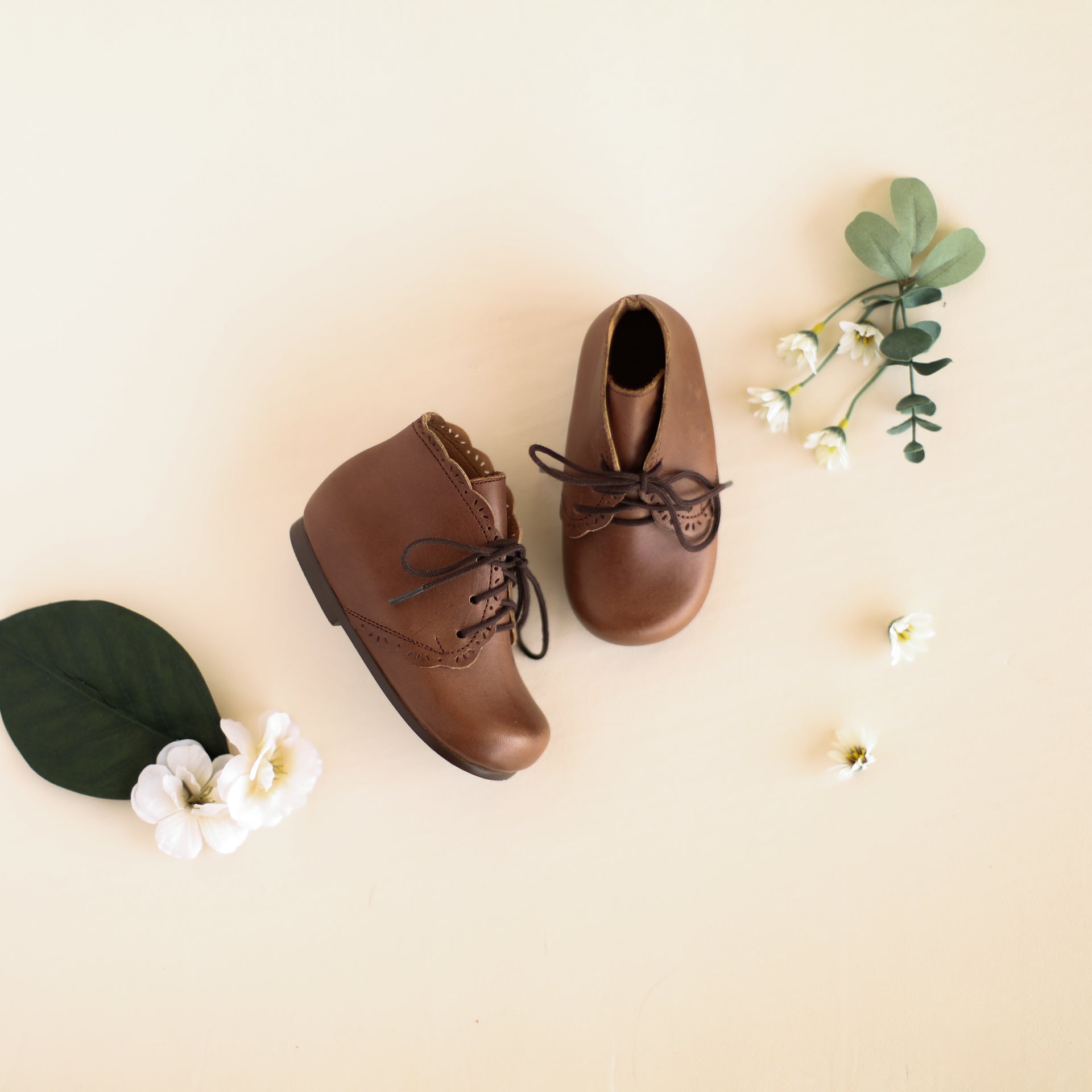 Espresso Primavera {Botas de cuero para niños} – Adelisa Co