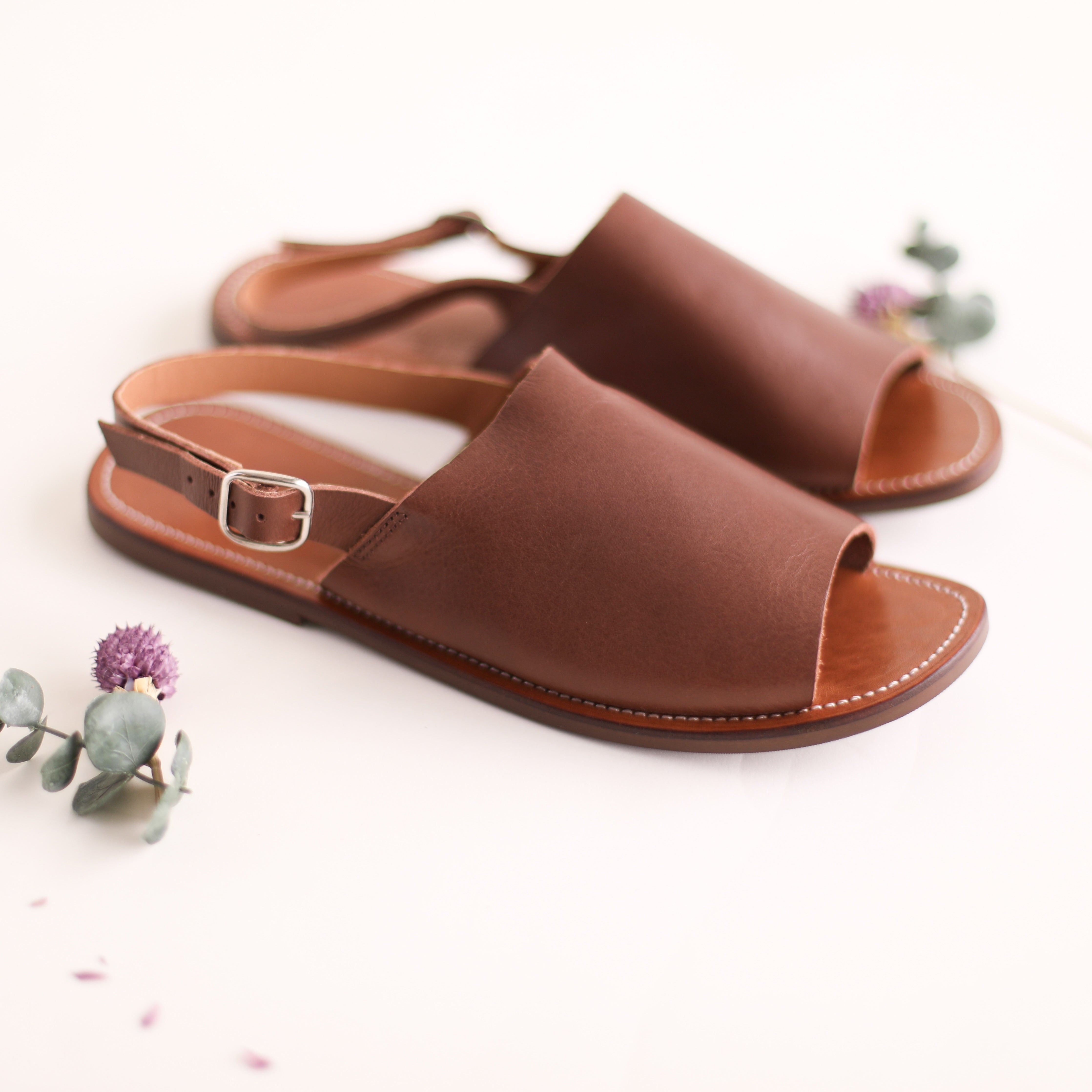 Espresso Paloma {Women's Leather Sandals} – Adelisa & Co
