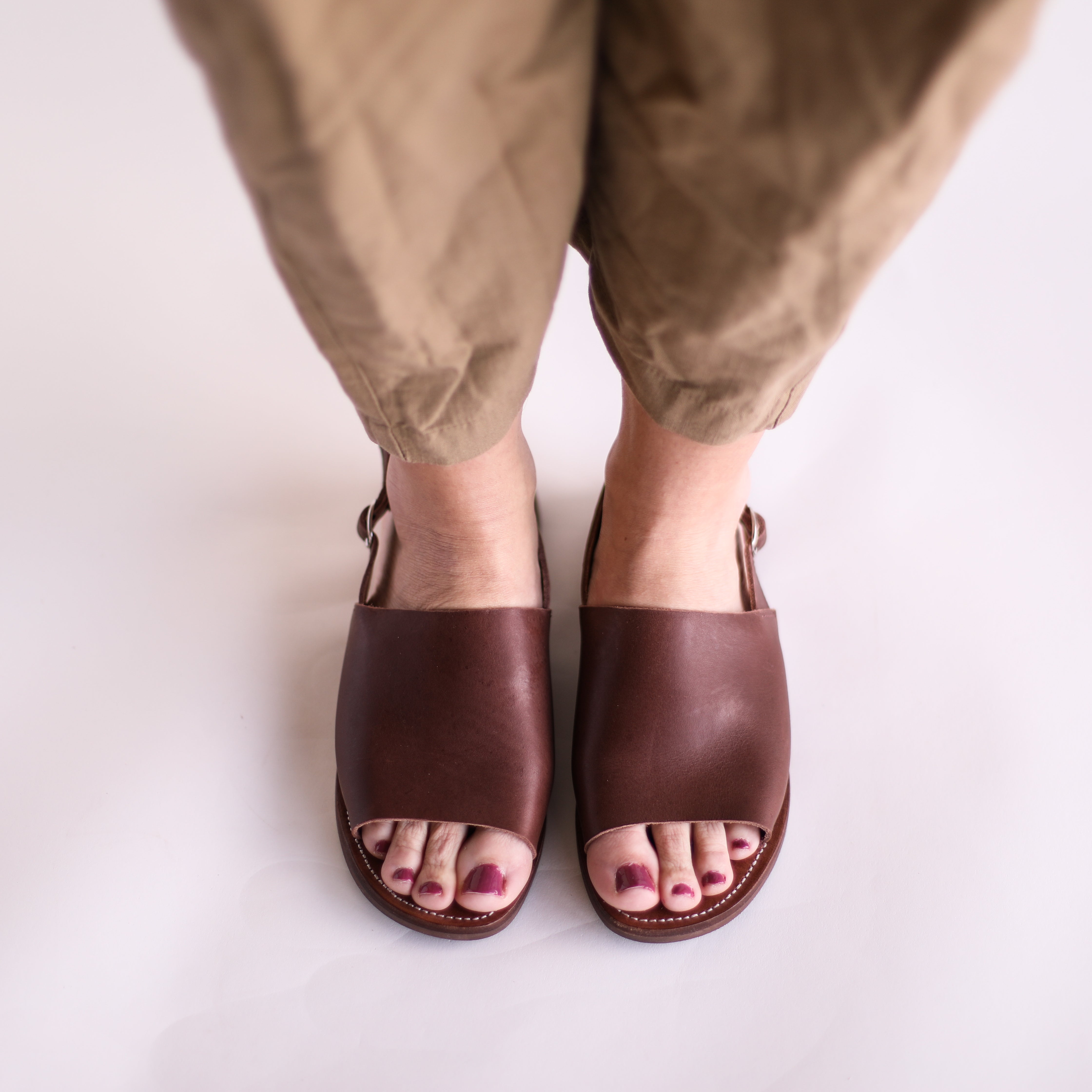 Espresso Paloma {Women's Leather Sandals} – Adelisa & Co