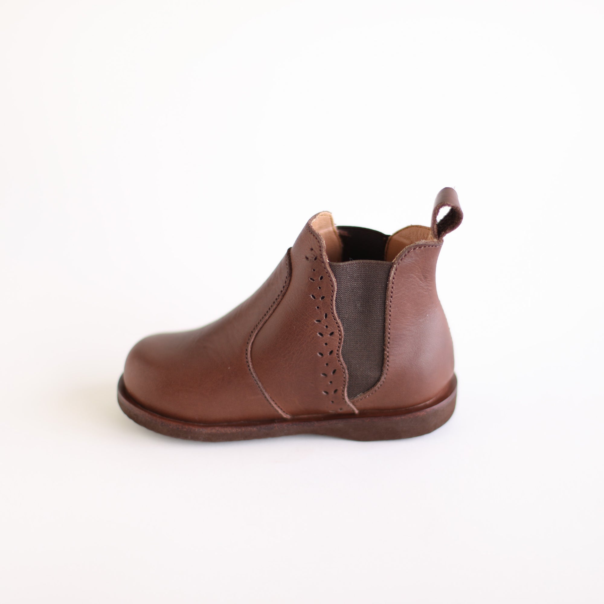 Espresso Ophelia {Children&#39;s Leather Boots}