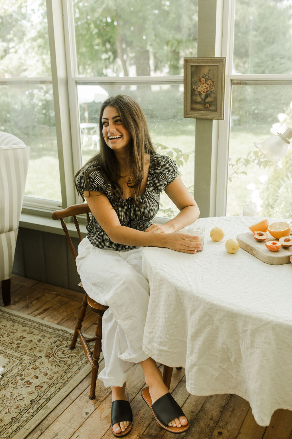 Verano Slide {Sandalias de cuero para mujer}