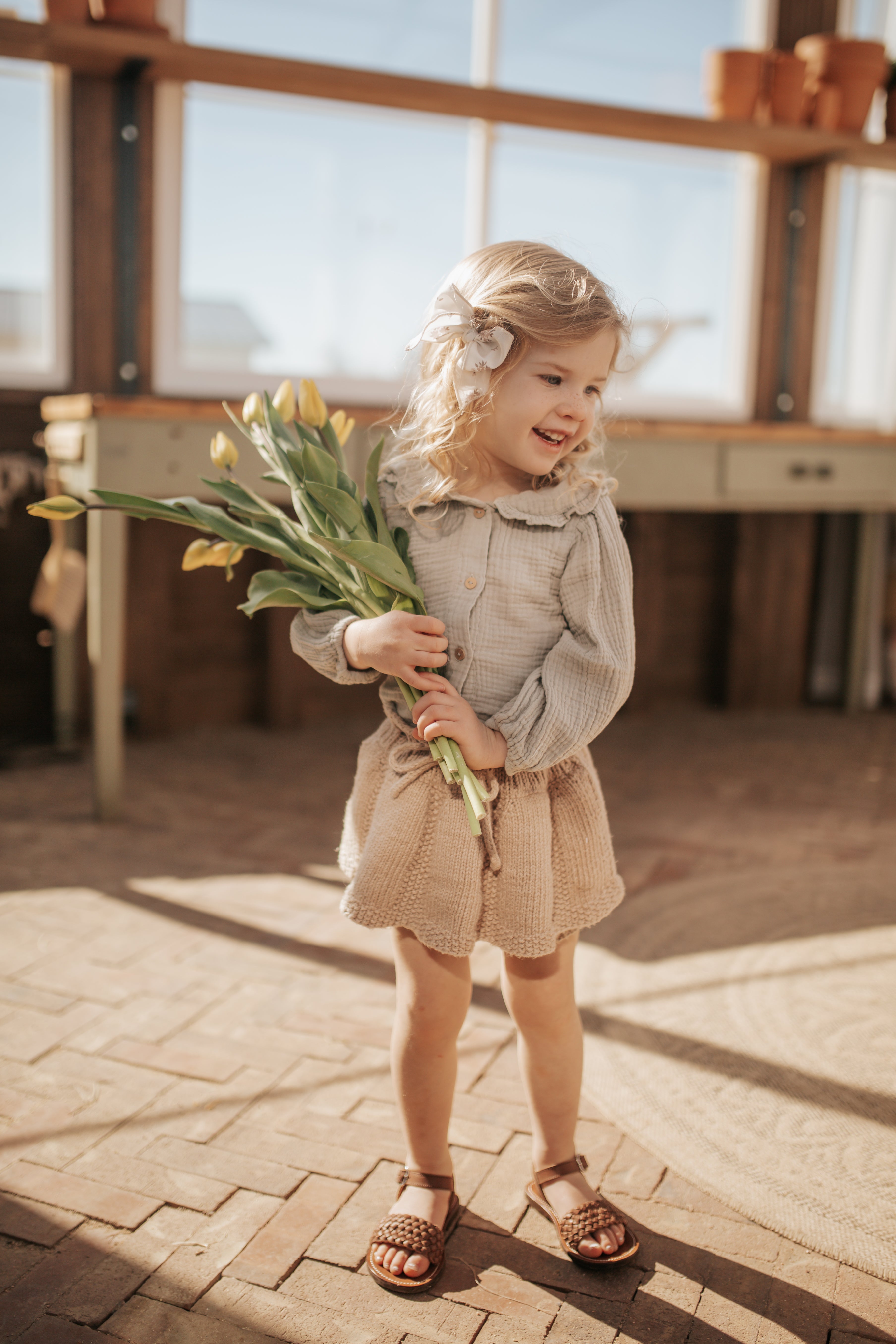 Espresso Trenza {Children's Leather Sandals} – Adelisa & Co