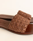Espresso Trenza {Women's Leather Sandals}