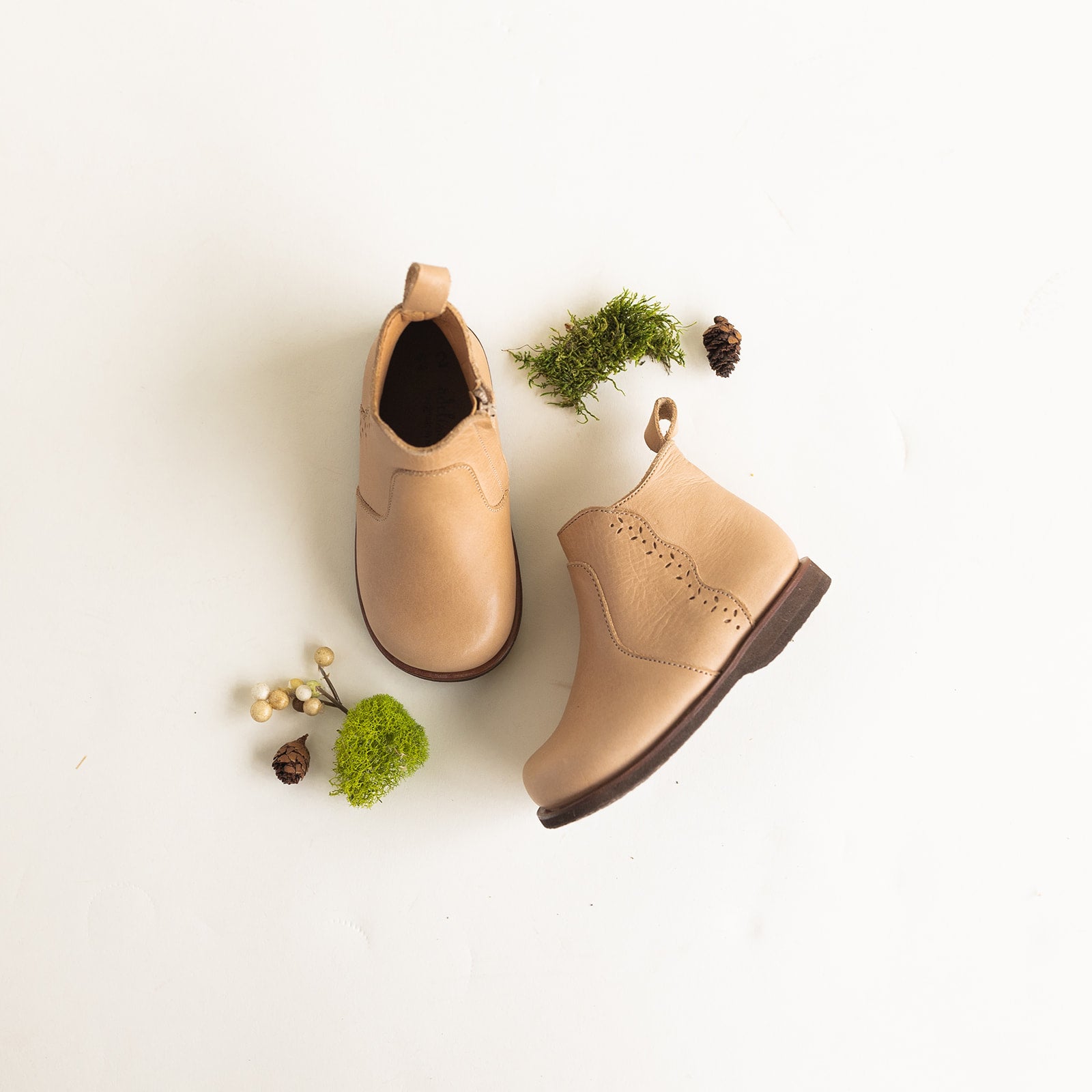 Oat Ophelia {Children&#39;s Leather Boots}