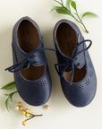Navy Sol {Children's Leather Shoes}
