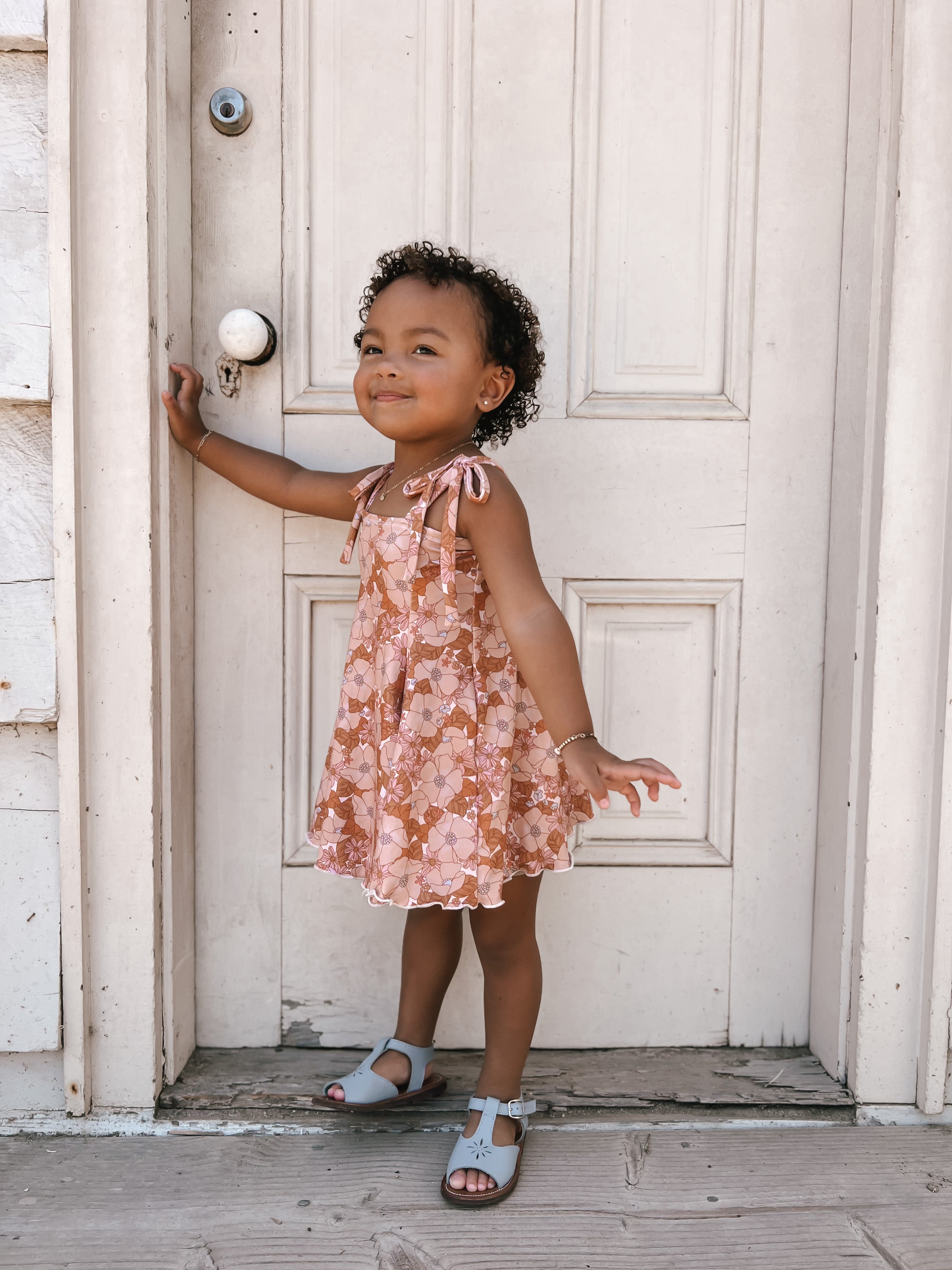 French Blue Estrella {Children's Leather Sandals} – Adelisa & Co