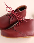 Cranberry Primavera {Children's Leather Boots}