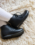 Black Primavera {Children's Leather Boots}