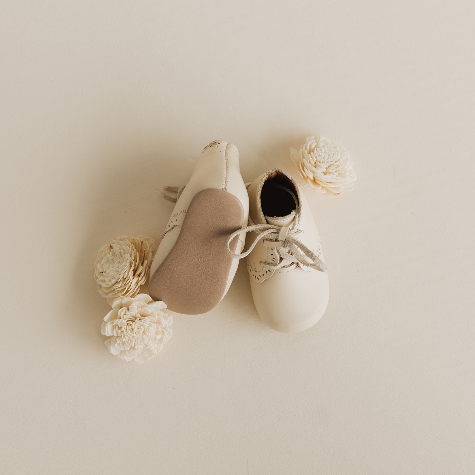 Cream Soft Sole Primavera {Children&#39;s Leather Boots}