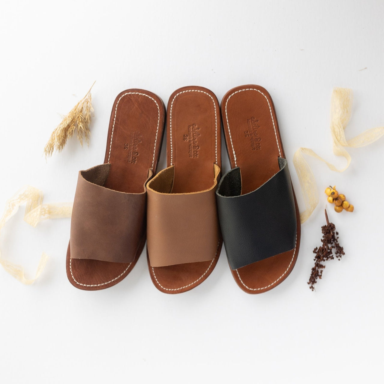 WHOLESALE Verano Slide {Women's Leather Sandals}