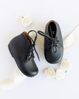 Black Primavera {Children's Leather Boots}
