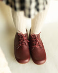 Cranberry Primavera {Children's Leather Boots}