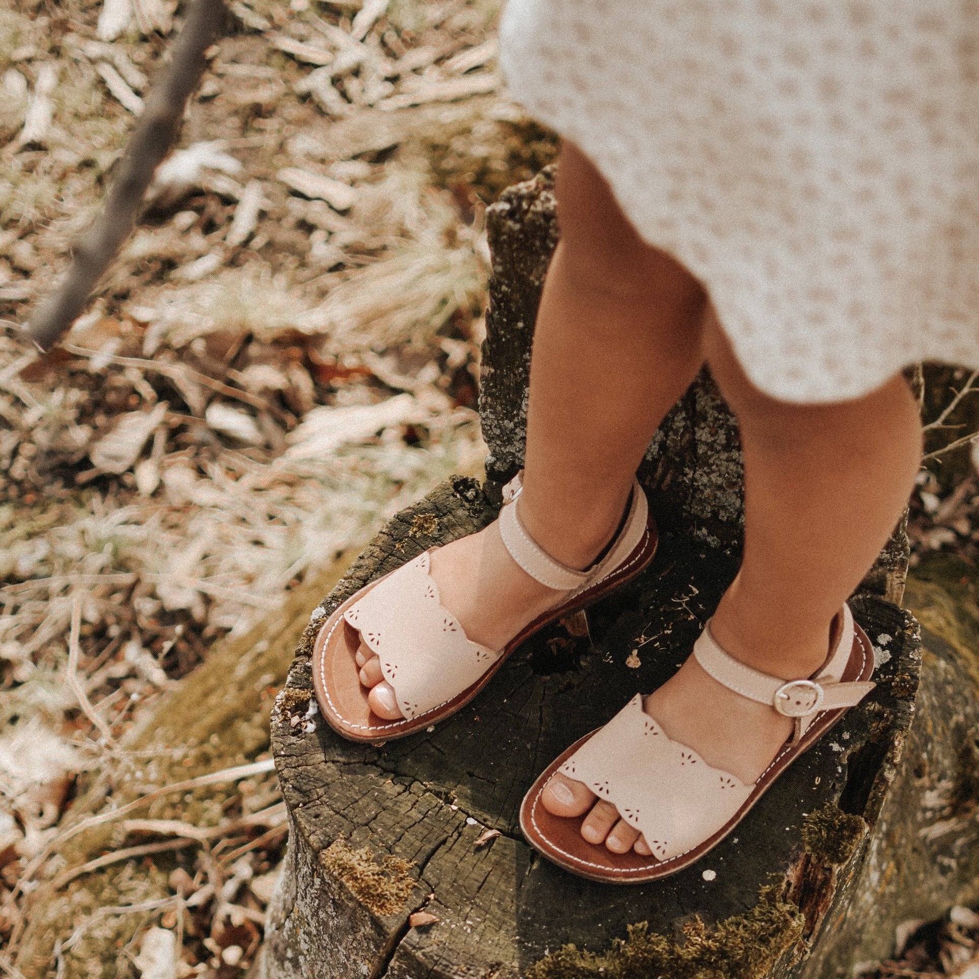 Nude Blush Bella Children s Leather Sandals Adelisa Co