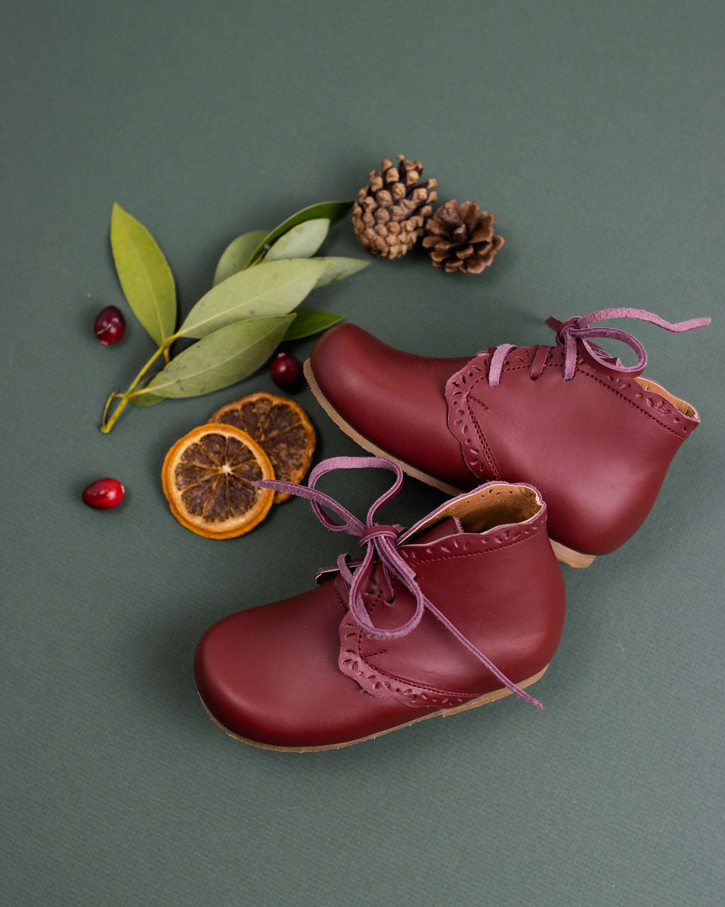 Cranberry Primavera {Children&#39;s Leather Boots}