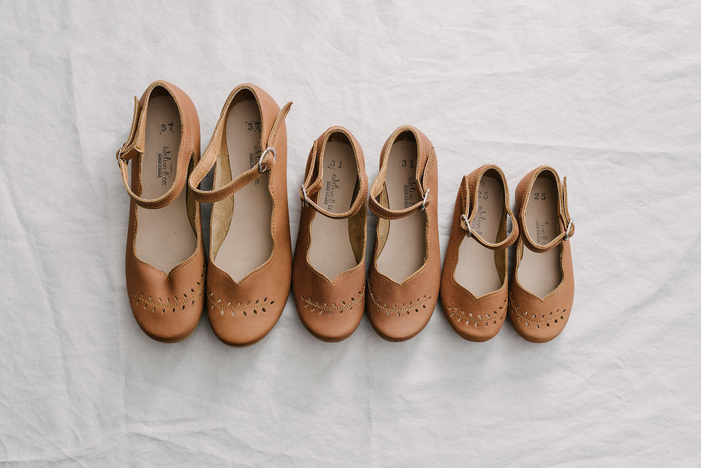 Brown Genuine Leather Adelisa &amp; Co. Sandal for women. Handmade in Nicaragua.