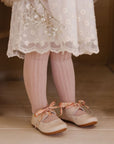 Adelisa & Co cream leather Mary Jane shoes for girls. Style Sol Oxford Flats.