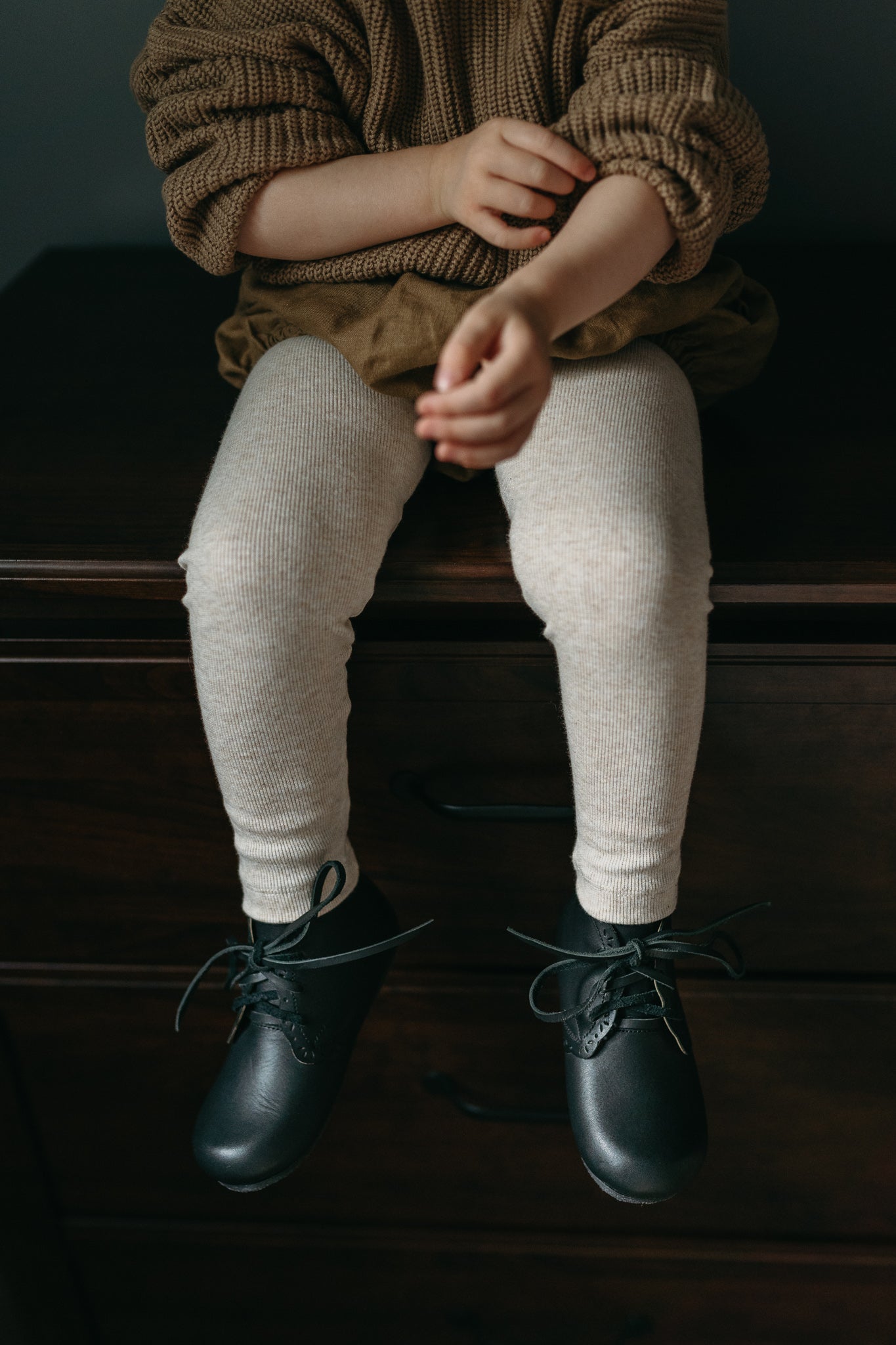 Black Primavera {Children&#39;s Leather Boots}