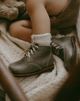 Pine Green Antigua {Children's Leather Boots}