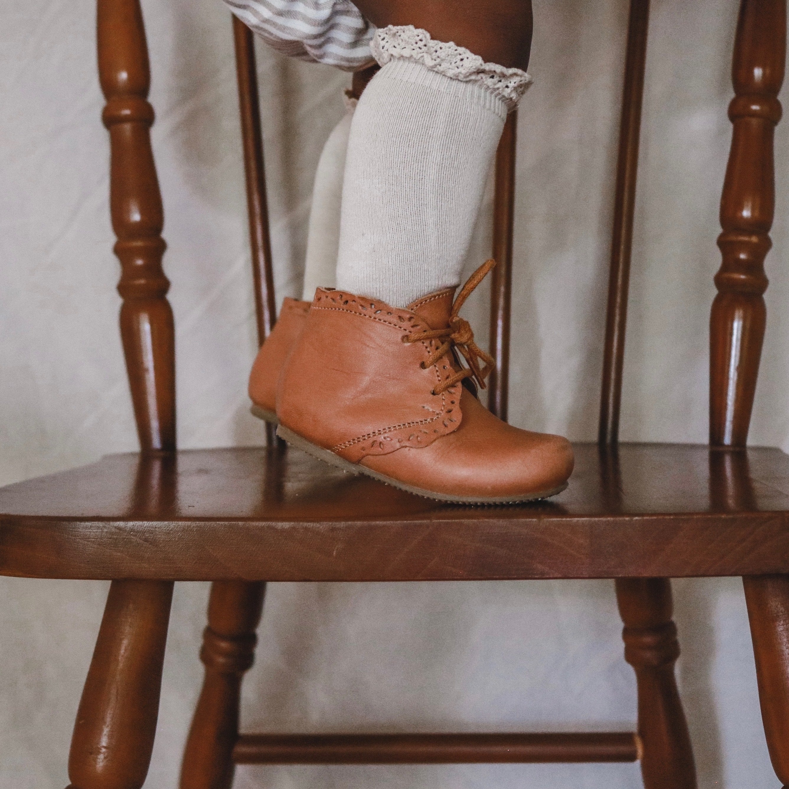 Cedar Primavera {Children&#39;s Leather Boots}